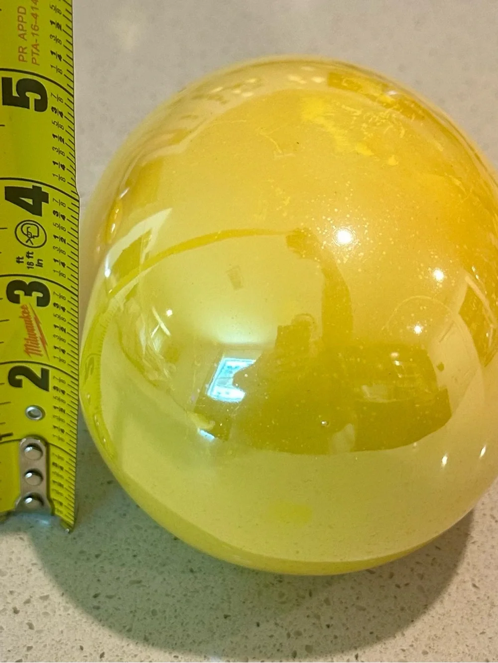 Yellow Ceramic Egg